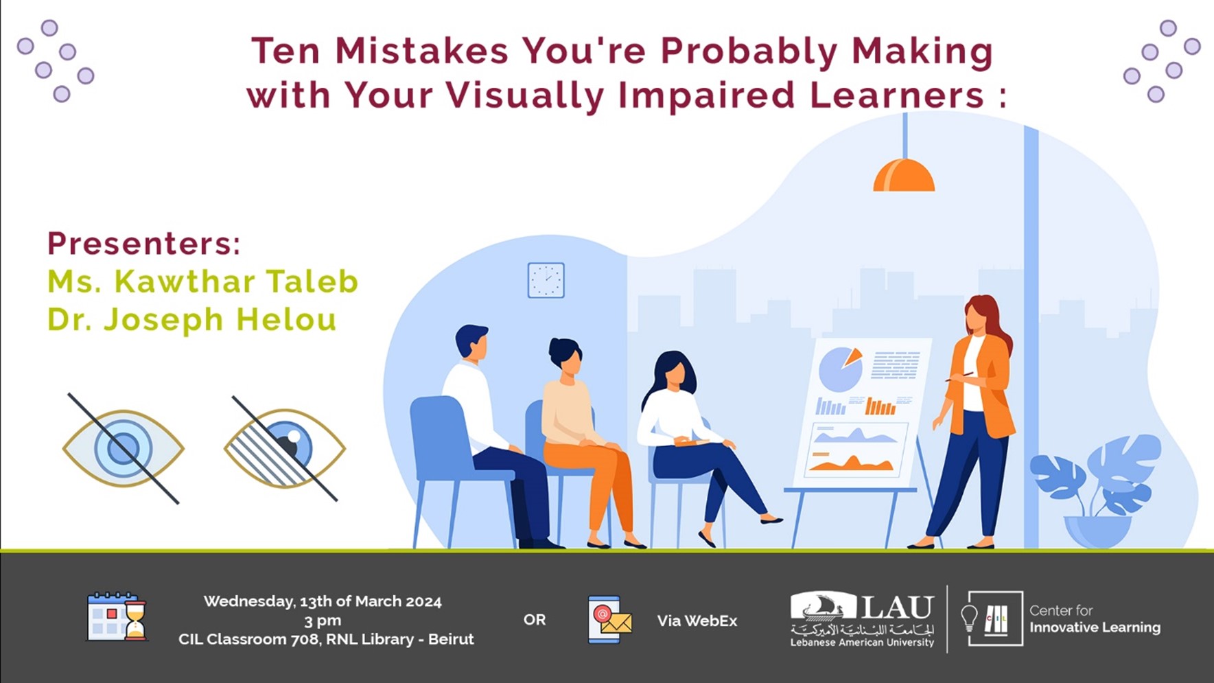 Ten Mistakes You're Probably Making with Your Visually Impaired Learners